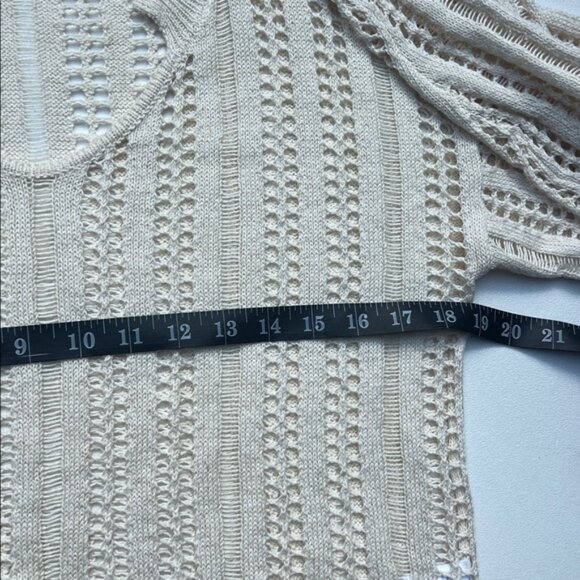 ATM Anthony Thomas Melillo sweater Ivory Knit Long Sleeve office professional XS - Picture 6 of 10